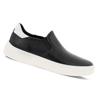 Women's Ecco Street Tray W Slip-on Sneakers Black | SG 264OKI